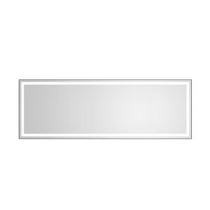 Specchio LED da Bagno 118 x 36 Pollici, Montaggio a Parete, Cornice in Alluminio, Antiappannamento, Memoria, 3 Colori, Dimmerabile a Regolazione Continua - Product Image 2