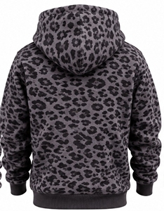 Sudadera con Capucha para Hombre, Estampado de Leopardo, Corte Regular, Felpa Francesa, Transpirable, con Bolsillos, Estilo Casual para Otoño, Marca Index Apparel - Product Image 2