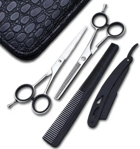Tijeras de Peluquería de Acero Inoxidable de Alta Calidad, Tijeras de Entresacar, Juego de Herramientas para Corte de Cabello, Tamaño Personalizado - Product Image 2