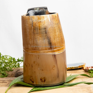 แก้วดื่มเบียร์ทำจากไวกิ้งธรรมชาติทำมือแก้วมักทำจากเขาสำหรับการดื่มแบบไวกิ้งคุณภาพระดับพรีเมียมพร้อมงานฝีมือจาก RF - Product Image 3