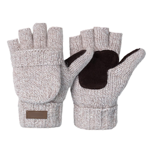 Gants d'hiver unisexes en cuir véritable de qualité supérieure avec doublure en laine confortable pour la conduite, les voyages et les activités de plein air - Product Image 3