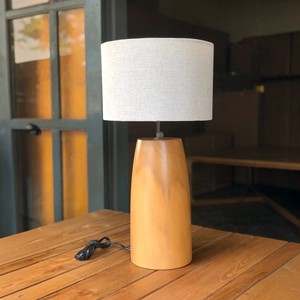 Teak Wood Table Lamp with Fabric Shade Modern Bedside Desk Living Room Bedroom <b>Decorative</b> <b>Lighting</b> for Home Hotel Villa Resort - Product Image 6