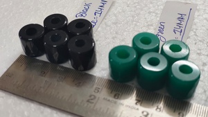 Transparent Red Faceted Glass Cylinder <b>Beads</b> <b>Large</b> Hole Barrel Spacer Box Packed for Boho Jewelry and Accessories - Product Image 3