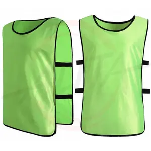 High Quality Blank Soccer <b>Training</b> Bibs <b>Football</b> <b>Vest</b> Uniform Green Sports Jersey With Customize Logo - Product Image 1
