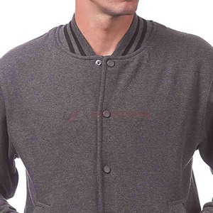 Dernier modèle de veste de baseball d'hiver pour homme avec col montant, tissu respirant écologique, design personnalisable, faible MOQ, vente en gros - Product Image 6