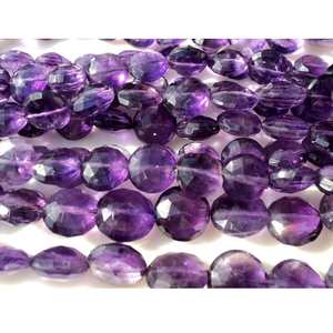 ลูกปัดพลอยทรงเหรียญเจียระไนธรรมชาติ สำหรับทำเครื่องประดับ ขายส่ง 7 เส้น แบบเม็ดเดี่ยว - Product Image 6