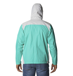 เสื้อแจ็คเก็ตผู้ชายสีเทาแบบมีฮู้ด ผ้า softshell กันน้ำ ซิปหน้า ป้องกันลม ทรงปกติ ใส่ได้ทุกฤดู - Product Image 5