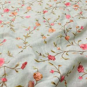 Tela de encaje soluble en agua con bordado de lujo para vestidos de novia, prendas de diseñador y ropa de novia. - Product Image 6