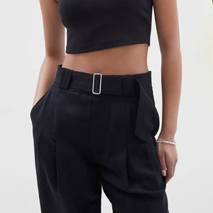 Camiseta sin mangas informal de algodón y spandex transpirable de secado rápido y ecológica para mujer - Product Image 3