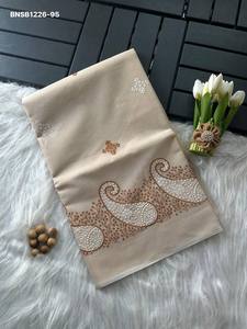 New Arrival Top Quality Doria with All-Over Butti & Paisley Border Embroidered Saree Collection Online Shopping India - Product Image 3