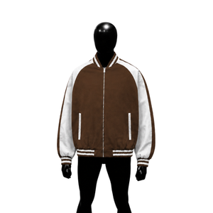 NEW Quality <b>Brown</b> <b>Wool</b> Varsity Jacket With Custom Logo Streetwear Winter Top Brand Fashion Style And Comfortable Design On Sales - Product Image 1