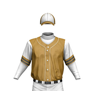 Uniforme de Béisbol Personalizado Transpirable de Poliéster, Tallas Grandes, Ropa Deportiva para Hombre, Superventas - Product Image 3