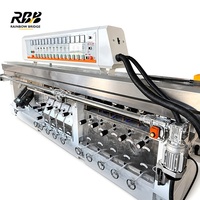 Máquina Pulidora de Piedra CNC RBB HQ-5531 con Motor PLC, 14 Cabezales, 380V, 54.7KW, Fácil Operación, 40x40mm, Grosor de 3-80mm, Recta