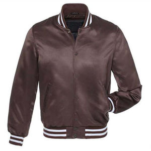 <b>Men's</b> High Street Style Winter Varsity <b>Jacket</b> 100% Polyester Satin High Quality College <b>Baseball</b> Satin <b>Jacket</b> <b>for</b> <b>Men</b> - Product Image 3