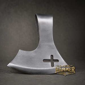 Cabeza de Hacha de Batalla Medieval, Forjada a Mano, Hierro Pulido, Hoja Ancha Curvada, Estilo Tradicional, Cabeza de Hacha Resistente para Trabajos en Madera - Product Image 4