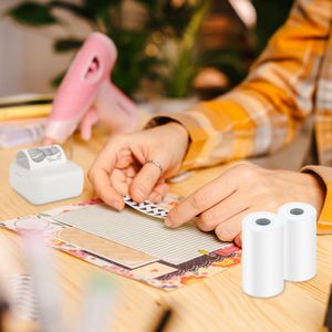 5 Rolls <b>White</b> Mini Thermal Photo Paper Regular <b>Printer</b> Plate Compatible with Wireless Mini <b>Printers</b> - Product Image 5