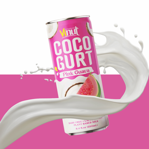 280ml Vinut Cocogurt Yogurt <b>Drink</b> with Pink <b>Guava</b> OEM ODM Private Label HALAL KOSHER Wholesaler Offering Free Sample - Product Image 6