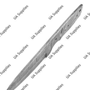 Couteau utilitaire à lame fixe en acier Damas, pleine longueur de lame, biseauté, OEM, personnalisable, design Drop Point, industriel - Product Image 3