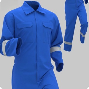Ensemble de vêtements de travail pour hommes, printemps automne, vêtements réfléchissants, résistants à l'usure, résistants à la saleté, combinaison pour mécanicien soudeur - Product Image 4