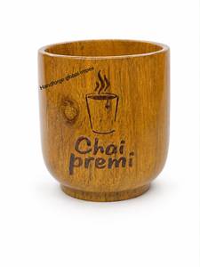 Tasse à café en bois écologique de 200 ml au design classique, taille personnalisée, prix d'usine, idéale pour les fêtes - Product Image 4