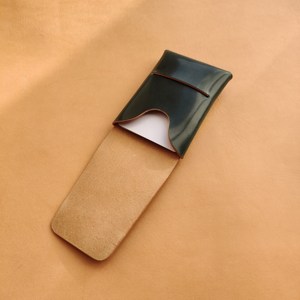 Custom Packaging Leather Stitchless <b>Wallet</b> Minimalist Slim Design One Piece Fold Card <b>Holder</b> Factory Price LSSW-0043 - Product Image 2