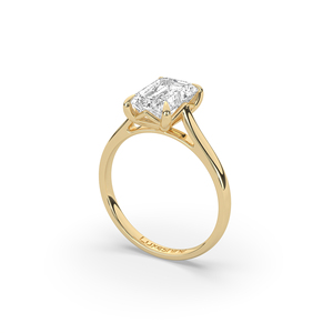 Unique 2.50Ct <b>Emerald</b> Brilliant Lab Diamond <b>Ring</b> 925 Sterling <b>Silver</b> Lightweight Style Engagement Jewelry For Anniversary - Product Image 4