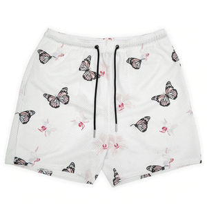 Diseña tus propios shorts de baño: shorts de natación de alta calidad con estampado personalizado, shorts de malla con logo personalizado, material de poliéster. - Product Image 3