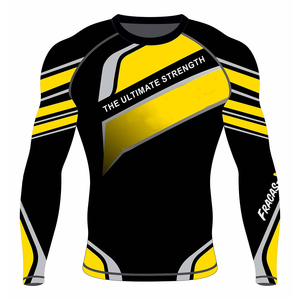 Rashguard de boxe pour adulte, personnalisé, entièrement sublimé, fabriqué en usine, extensible, pour grappling, MMA, BJJ - Product Image 5