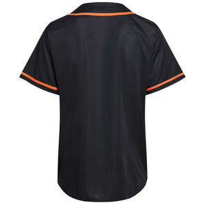 Camiseta de béisbol de fabricación original con tela transpirable, diseño OEM personalizado y exclusivo con botones frontales completos. - Product Image 2
