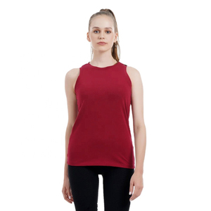 Chaleco Deportivo Transpirable Sin Mangas, Personalizado, Mezcla de Poliéster y Algodón, para Mujer, OEM, Venta Caliente, Proveedor de Fábrica - Product Image 1