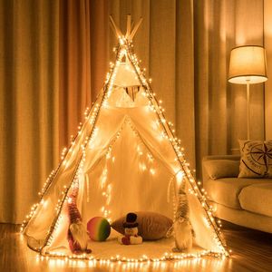 Luci a Stringa Natalizie a Grappolo da 150 cm con 500 LED per Decorazioni Interne/Esterne per Casa, Giardino, Matrimoni, Feste o Albero di Natale - Product Image 2