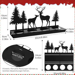Décoration de Noël Festive à Marque Privée, Centre de Table Idéal pour les Dîners de Fêtes, Décoration Intérieure et Présentation Saisonnier - Product Image 2