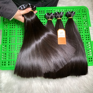 Meilleure vente de haute qualité Super Double Drawn Remy Hair Bone Straight Vietnamien Raw Human Hair Natural Black Top Vendeur - Product Image 3
