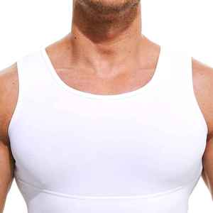 Camiseta Deportiva Casual Estampada para Hombre, Talla Grande, Corte Ajustado, en Gris Jaspeado, Tela Suave y Transpirable para Fitness y Entrenamiento - Product Image 2