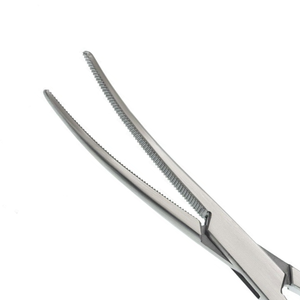 Pinzas Schnidt Tonsil Forceps de 7 1/2″ Ligeramente Curvadas con Anillos Cerrados, Instrumento Quirúrgico de Acero Inoxidable para ORL, Herramienta de Precisión - Product Image 4