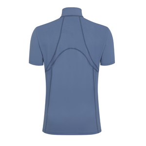 High Quality 4way Stretch Horse Riding Equestrian Shirt Top <b>Base</b> <b>Layer</b> Competition Show Shirt Polo in Soft Feel Technical Fabric - Product Image 4