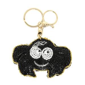 Halloween Spider Embroidery Seed Beaded Keychain Lightweight Keyring Stylish Charm For Bag Gift Boho <b>Key</b> <b>Holder</b> Purse Accessory - Product Image 1