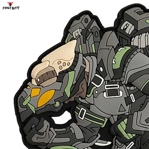 Nouveau design, patch en caoutchouc PVC 3D adhésif personnalisé de haute qualité avec bordure Merrow pour chapeaux et vêtements d'extérieur – Tailles et couleurs personnalisées - Product Image 6