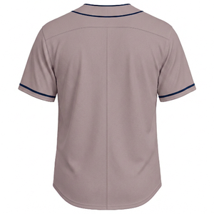 Catch Fields Baseball Jersey Unisex <b>White</b> Gold Short Sleeve <b>Button</b> Front Moisture Wicking Polyester Adult Regular Fit - Product Image 4