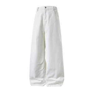 Jeans de Mezclilla Holgados de Cintura Alta para Hombre, Fabricantes OEM, Pantalones de Mezclilla Holgados Lavados para Hombre, de Alta Calidad y a la Moda - Product Image 2