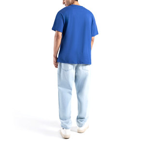T-shirt pour homme de qualité supérieure 100% coton, surdimensionné, avec impression personnalisée de votre propre design, logo, t-shirt surdimensionné pour homme - Product Image 3