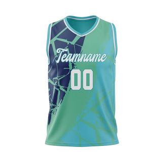 Camiseta de Baloncesto Personalizada 2025, Último Modelo en Oferta, 100% Poliéster, OEM, Tallas Grandes, con Nombre y Número de Equipo Personalizados - Product Image 1