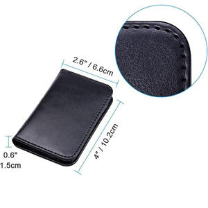 Professional PU Leather Business <b>Card</b> Holder with Magnetic Closure Slim Large Capacity Credit <b>Card</b> Case Vintage Name <b>Card</b> - Product Image 3