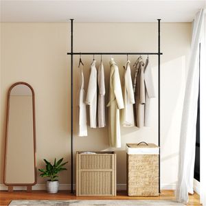 Barra Ajustable para Cortina Divisoria de Habitaciones y Barra para Separador de Ambientes, Resistente, de 28 a 72 Pulgadas de Ancho x 4 a 10 Pies de Alto - Product Image 2