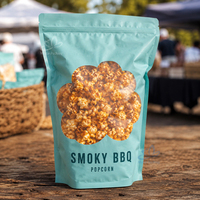 Sacs Doypack Personnalisés en Papier Kraft Mylar Givré avec Fermeture Éclair Hermétique pour Grains de Café, Thé, Popcorn – Emballage 250g, 500g, 1kg