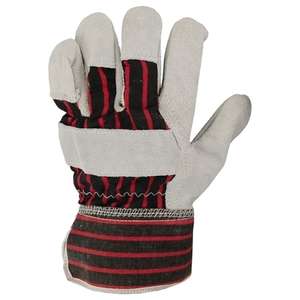 Guantes de Seguridad para Protección de Manos, Duraderos, Resistentes al Calor y al Frío, Transpirables, Antideslizantes, con Puño de Seguridad, Guantes de Trabajo de Cuero Dividido de Alta Calidad - Product Image 2
