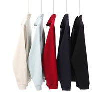 Veste coupe-vent à manches longues pour homme, de haute qualité, sur mesure, en coton et polyester, taille plus, col montant, coupe classique