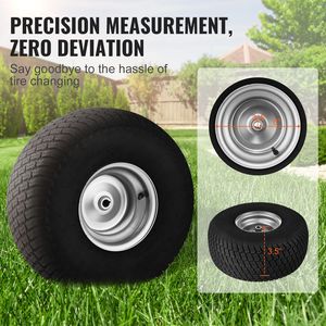 Paquete de 2 Neumáticos para Tractor S Turf de 3.5'' 20x8 8'' sin Cámara, Llantas para Cortacésped, Neumáticos para Tractor de Jardín - Product Image 3