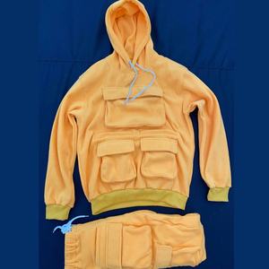 Sweat-shirt doux pour homme, survêtement de sport en plein air, logo personnalisé, survêtement cargo - Product Image 2