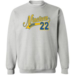 เสื้อสเวตเชิ้ตลายกราฟิก Sigma Gamma Rho 1922 สีเทา สำหรับผู้หญิง ชมรมพี่น้องชาวกรีก พิมพ์ลายสกรีน คอกลม ผ้าฟลีซ เสื้อพูลโอเวอร์ ชุดนักศึกษาแบบกำหนดเอง - Product Image 1